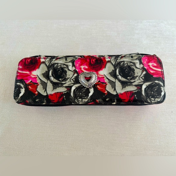 Brighton Jewelry - BRIGHTON Madison floral coated canvas, zip jewelry box. NWT